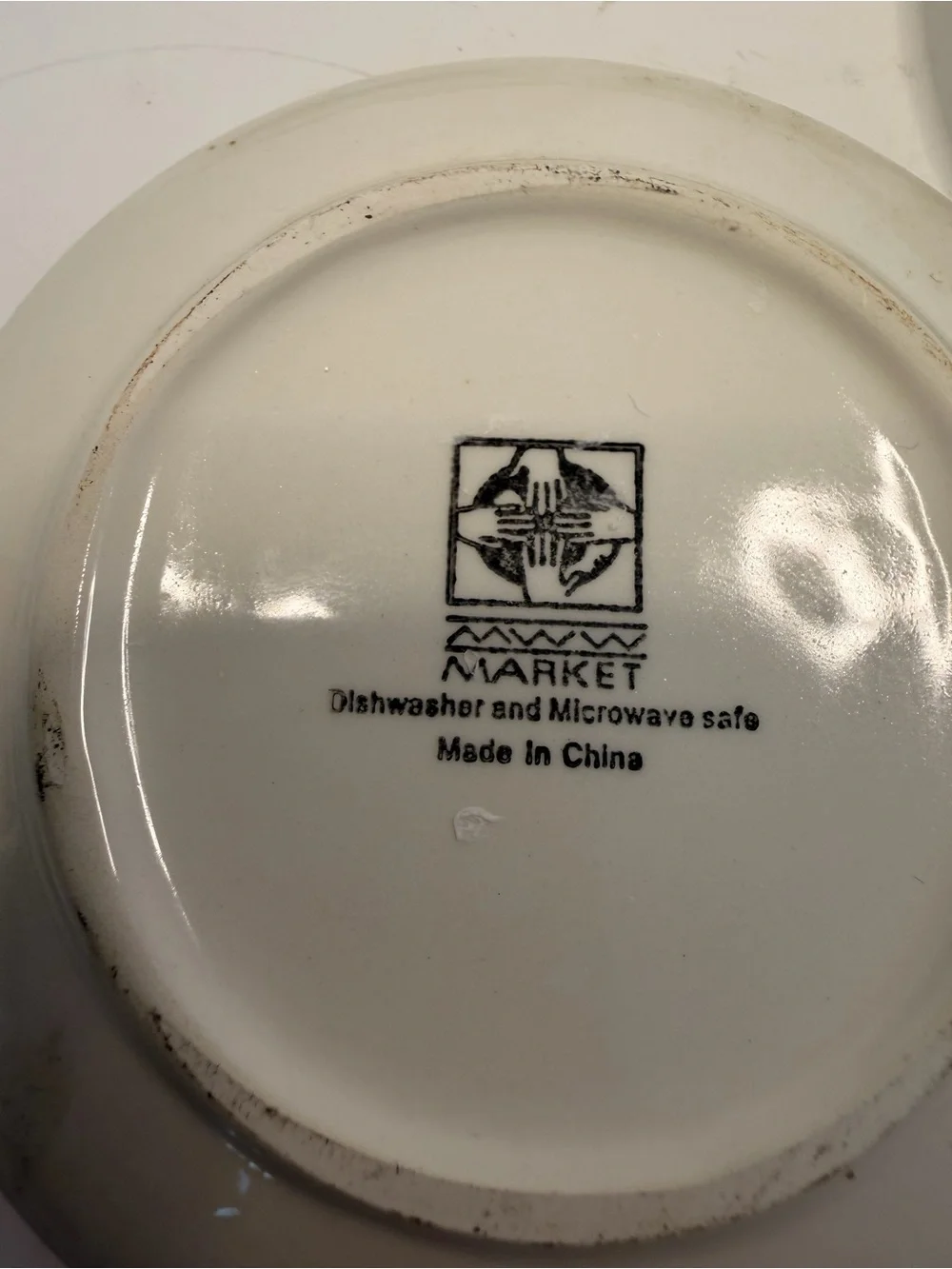 MWW Market Wildlife Embossed Salad Plates Set of 4